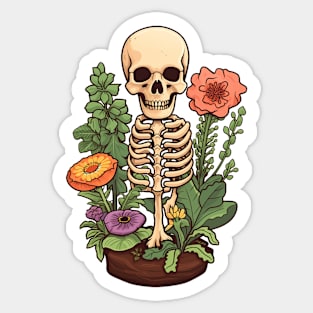 Bones and Botany Sticker